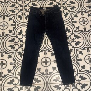 Women’s dark denim high rise Lookout skinny jeans